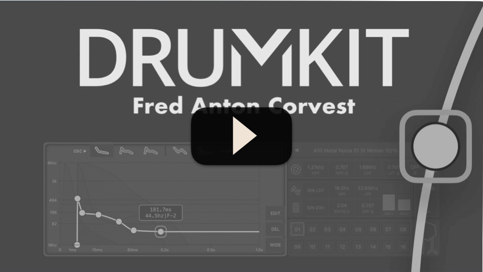 FAC Drumkit --- Kick Tuning (Pitch envelope & Sampler)