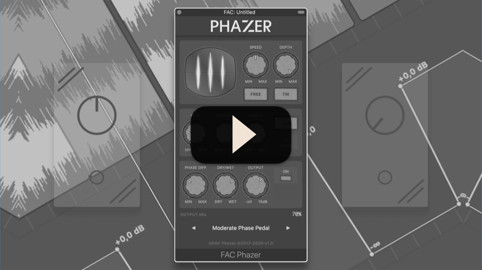 FAC Phazer --- FAC Phazer vs Classic Phaser Guitar Pedal
